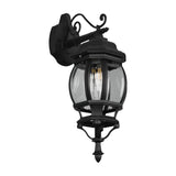 Elvo Lantern Down Outdoor Wall Light – Matt Black