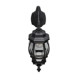 Elvo Lantern Down Outdoor Wall Light – Matt Black