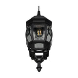Elvo Lantern Down Outdoor Wall Light – Matt Black