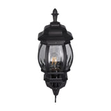 Elvo Lantern Up Outdoor Wall Light – Matt Black