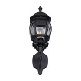 Elvo Lantern Up Outdoor Wall Light – Matt Black