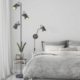 Edward Cone Wall Light – Black & Brass