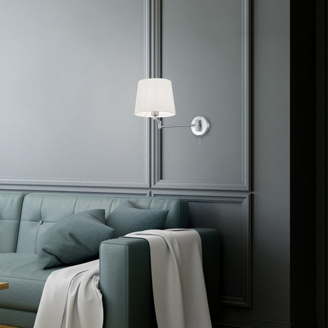 Lyon Cone Wall Light – Satin Nickel