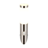 Trioto PIR Outdoor Wall Light – Satin Nickel