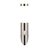 Trioto PIR Outdoor Wall Light – Satin Nickel