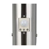 Trioto PIR Outdoor Wall Light – Satin Nickel