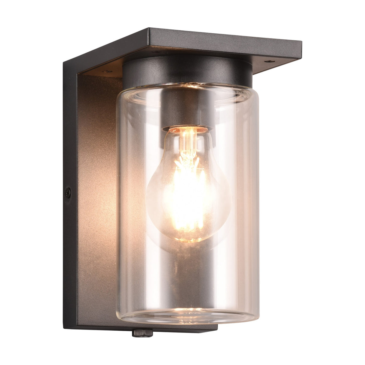 Ardila Lantern Outdoor Wall Light – Matt Black