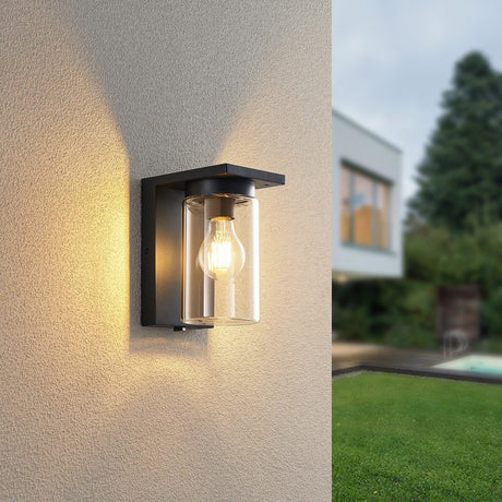 Ardila Lantern Outdoor Wall Light – Matt Black
