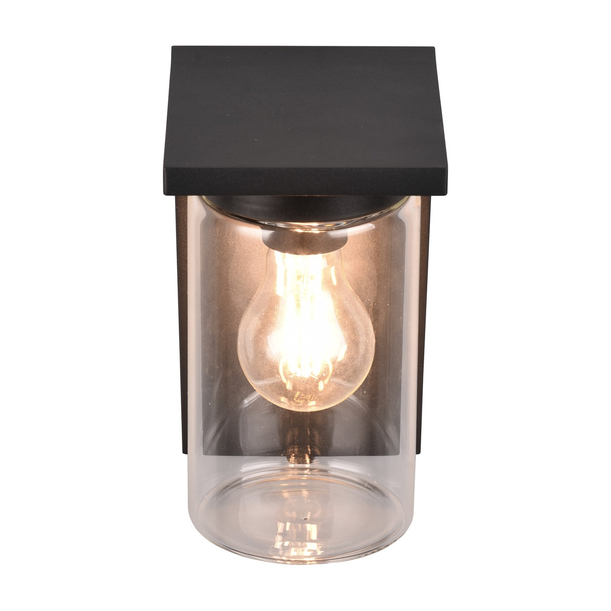 Ardila Lantern Outdoor Wall Light – Matt Black
