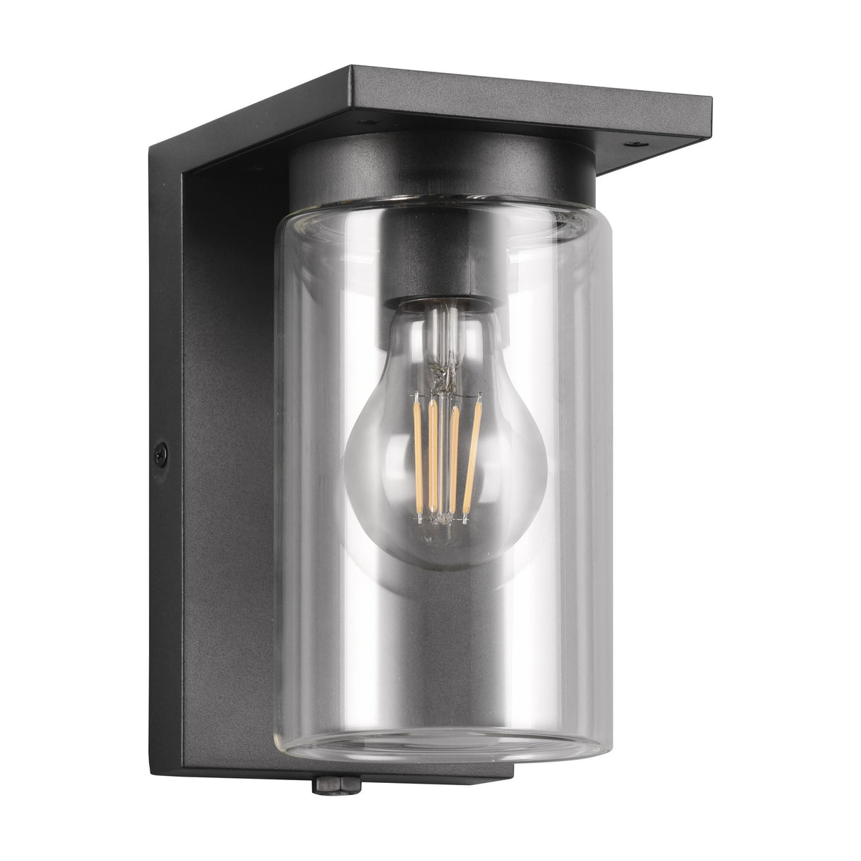 Ardila Lantern Outdoor Wall Light – Matt Black