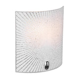 Elisa Glass Wall Light – Chrome