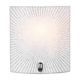 Elisa Glass Wall Light – Chrome