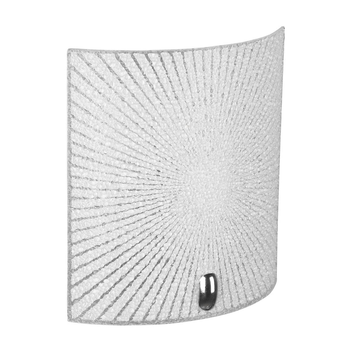 Elisa Glass Wall Light – Chrome