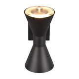 Ardas 2 Light Up Down Outdoor Wall Light – Matt Black