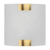 Pura Glass Wall Light – Antique Brass