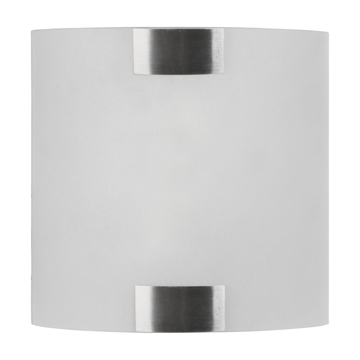 Pura Glass Wall Light – Satin Nickel