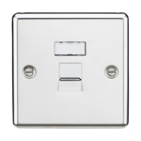 RJ45 Network Outlet - Polished Chrome