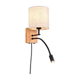 Nilam 2 Light Wall Light – Natural