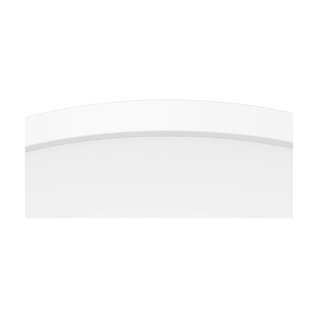 Close-up of the 36W IP54 flush ceiling light showing its round opal white acrylic diffuser and slim white edge ring against a plain background.
