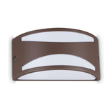 Rex Slotted Outdoor Wall Light - Coffee