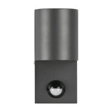 Roya Round 15cm PIR Outdoor Wall Light – Anthracite