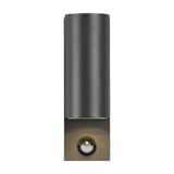 Roya Up Down Round 22cm PIR Outdoor Wall Light – Anthracite