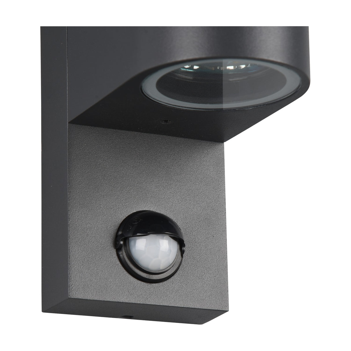 Roya Up Down Round 22cm PIR Outdoor Wall Light – Anthracite