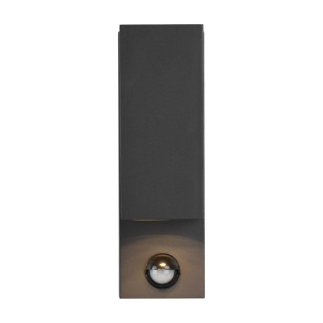 Roya Up Down Square 22cm PIR Outdoor Wall Light – Anthracite
