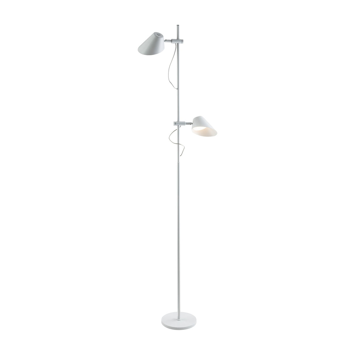 Esino 2 Light LED Floor Lamp - White