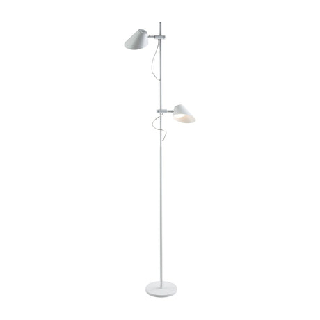 Esino 2 Light LED Floor Lamp - White
