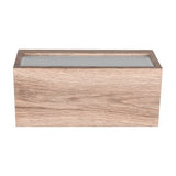 Mayenne Up Down Outdoor Wall Light – Wood Effect