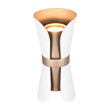 Coat 2 Light Up Down Cone Wall Light – Matt White