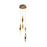 Twist 3 Light Dimmable LED Cluster Pendant 30W 3000K - Gold
