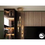 Twist 3 Light Dimmable LED Cluster Pendant 30W 3000K - Gold