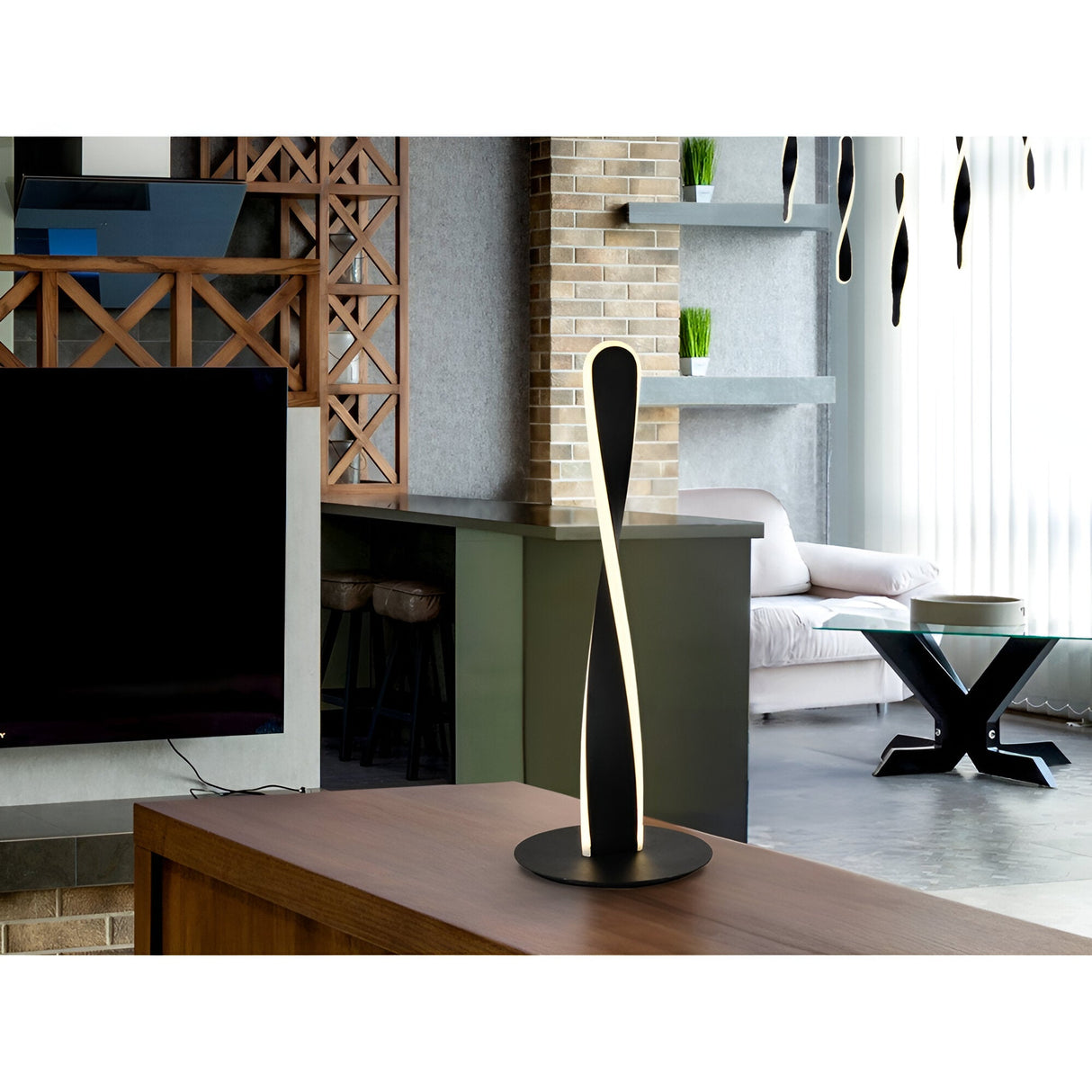 Twist LED Table Lamp 12W 3000K - Black