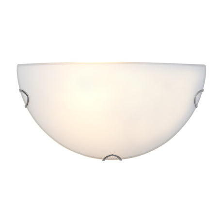 Lana Glass Wall Light – White