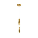 Twist LED Pendant Light 11W 3000K - Brushed Gold