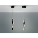Twist LED Pendant Light 11W 3000K - Matte Black