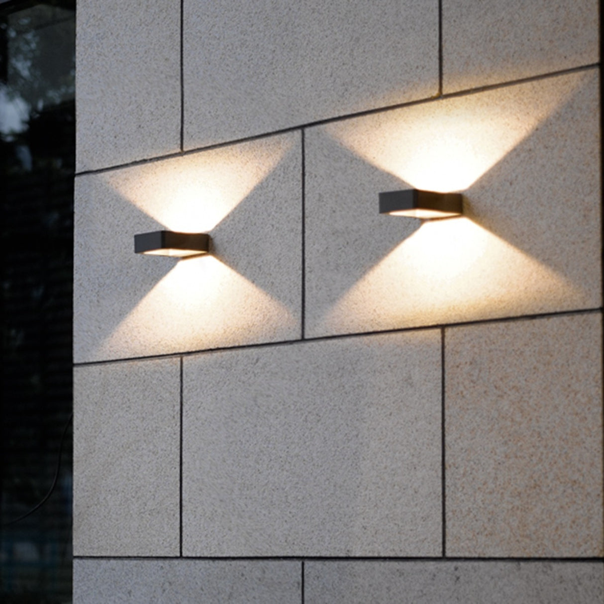 Reno LED Up Down Outdoor Wall Light – Anthracite