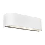 Adriano LED Up Down Glass Wall Light – White