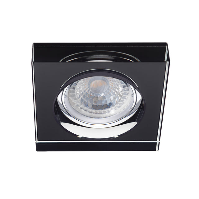 Morta B Square MR16 Recessed Ceiling Spot - Black