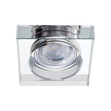 Morta SR B Square Recessed Downlight Fitting - Silver