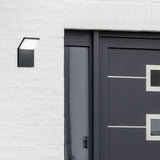 Pearl LED Glass Outdoor Wall Light – Anthracite