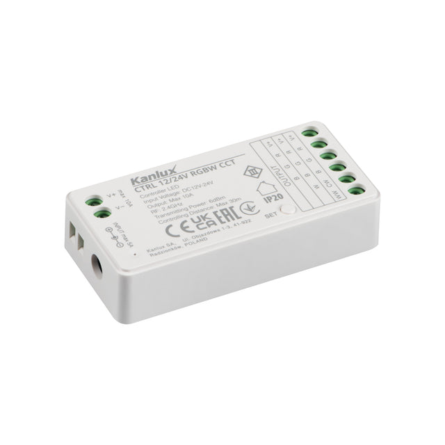 RGBW LED Controller Receiver 12-24V DC 75mm IP20