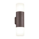 Hoosic 2 Light Up Down Outdoor Wall Light – Rust