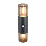 Hoosic 2 Light Up Down PIR Outdoor Wall Light – Matt Black