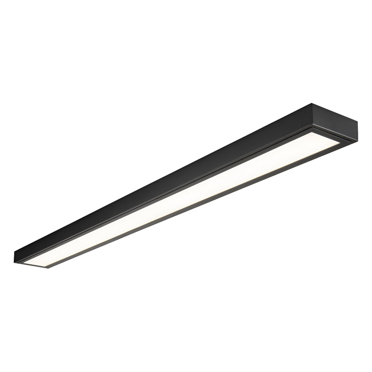 40W LED Dual Mount Slim Line Luminaire - Matt Black