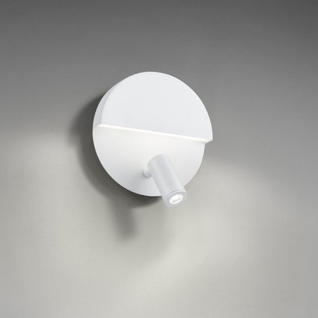 Mario 2 Light LED Glass Wall Light – Matt White