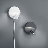 Mario 2 Light LED Glass Wall Light – Matt White