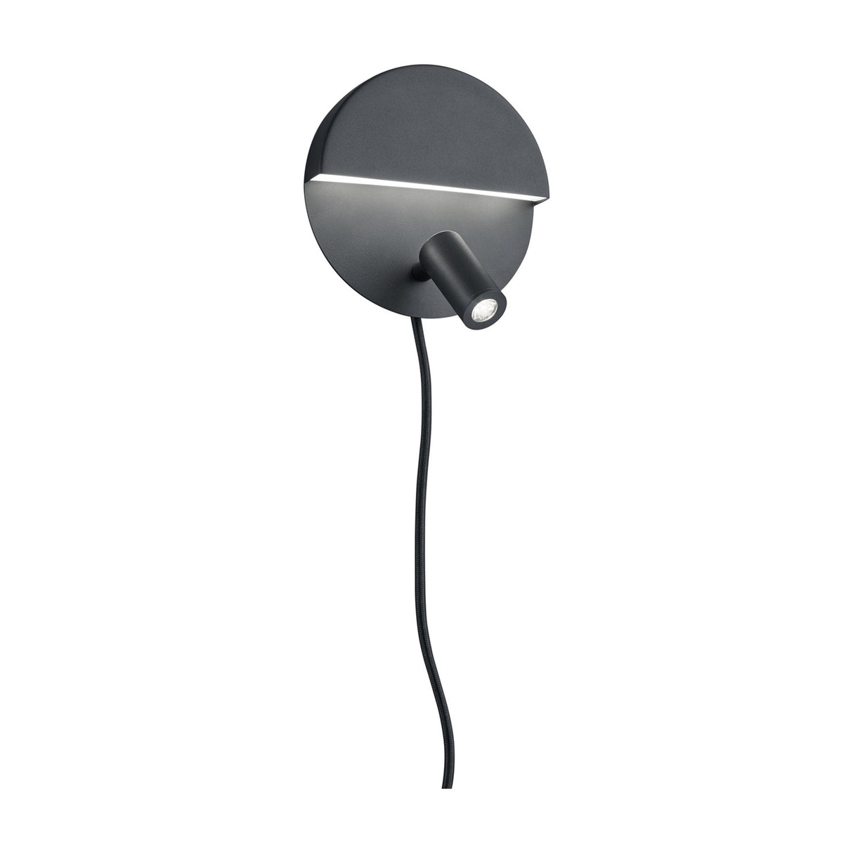 Mario 2 Light LED Glass Wall Light – Matt Black
